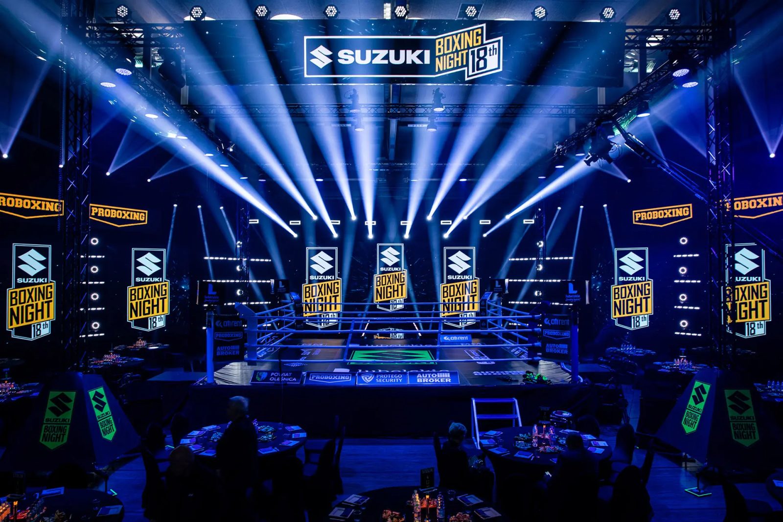 Suzuki Boxing Night — realizacja Smartside Multimedia