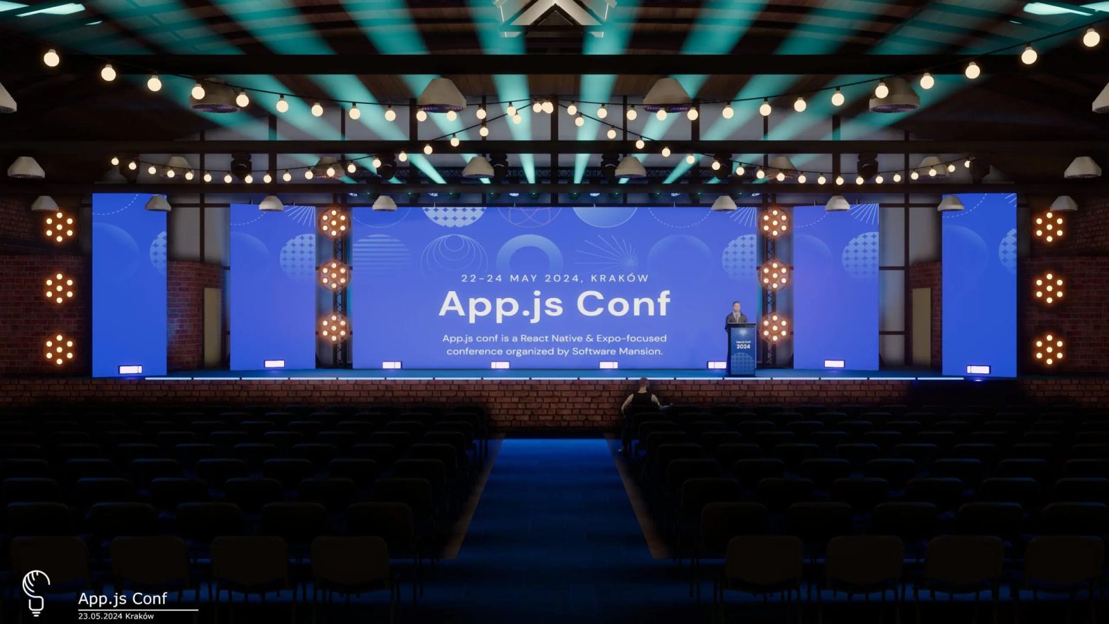 App.js Conference 2024 - realizacja Smartside Multimedia
