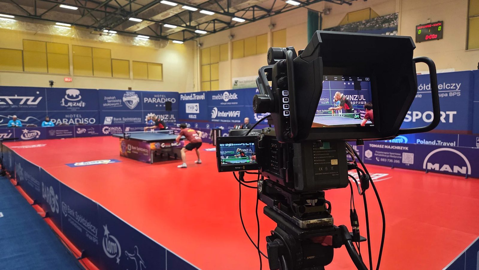 Lotto Superliga Tenisa Stołowego — realizacja Smartside Multimedia